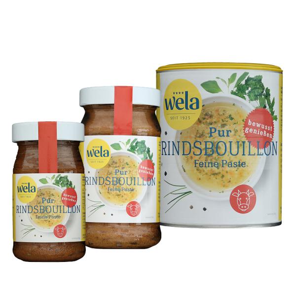 Wela Rindsbouillon Pur Paste ohne Geschmacksverstärker